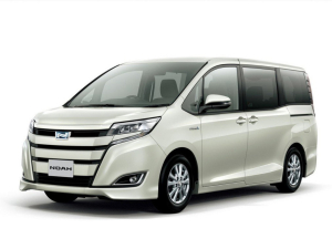 Коврики в салон (2 ряда) Toyota Noah III R80 (правый руль) 2014-2021 7 мест*