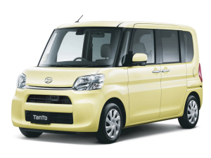 Коврики в салон (2 ряда) Daihatsu Tanto III 2013-2019 (правый руль)