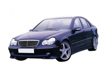 Коврики из экокожи 3D Mercedes C-класс W203 2000-2007