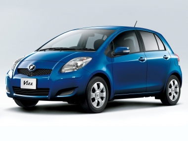 Коврики из экокожи 3D Toyota Vitz II (XP95, правый руль) 4WD 2005-2012