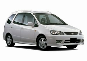 Коврики из экокожи 3D Toyota Corolla Spacio (E110) 1997-2001 (правый руль)