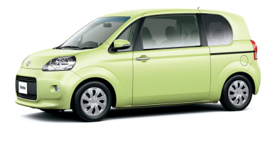 Коврики из экокожи 3D Toyota Porte II 2012-2020 (правый руль)