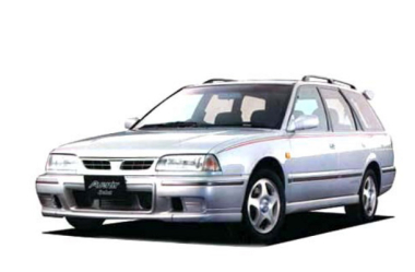 Коврики из экокожи 3D Nissan Avenir I 1990-1998 (правый руль)