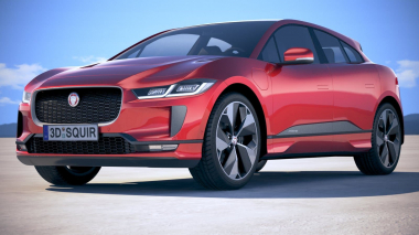 Коврики из экокожи 3D Jaguar I-Pace 2018-н.в.