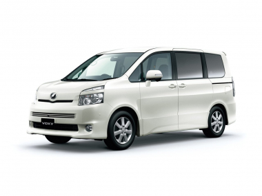 Коврики из экокожи 3D Toyota Voxy II R70(2007-2013)(7 мест) комплектация с салазками и проходом*